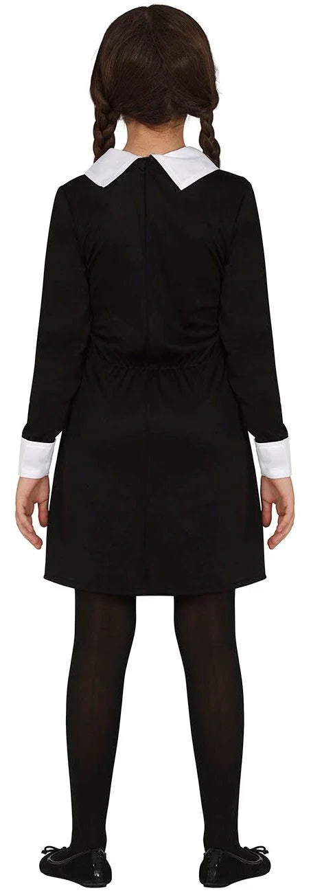 Disfraz de Miércoles para Niña Miércoles Addams Guirca